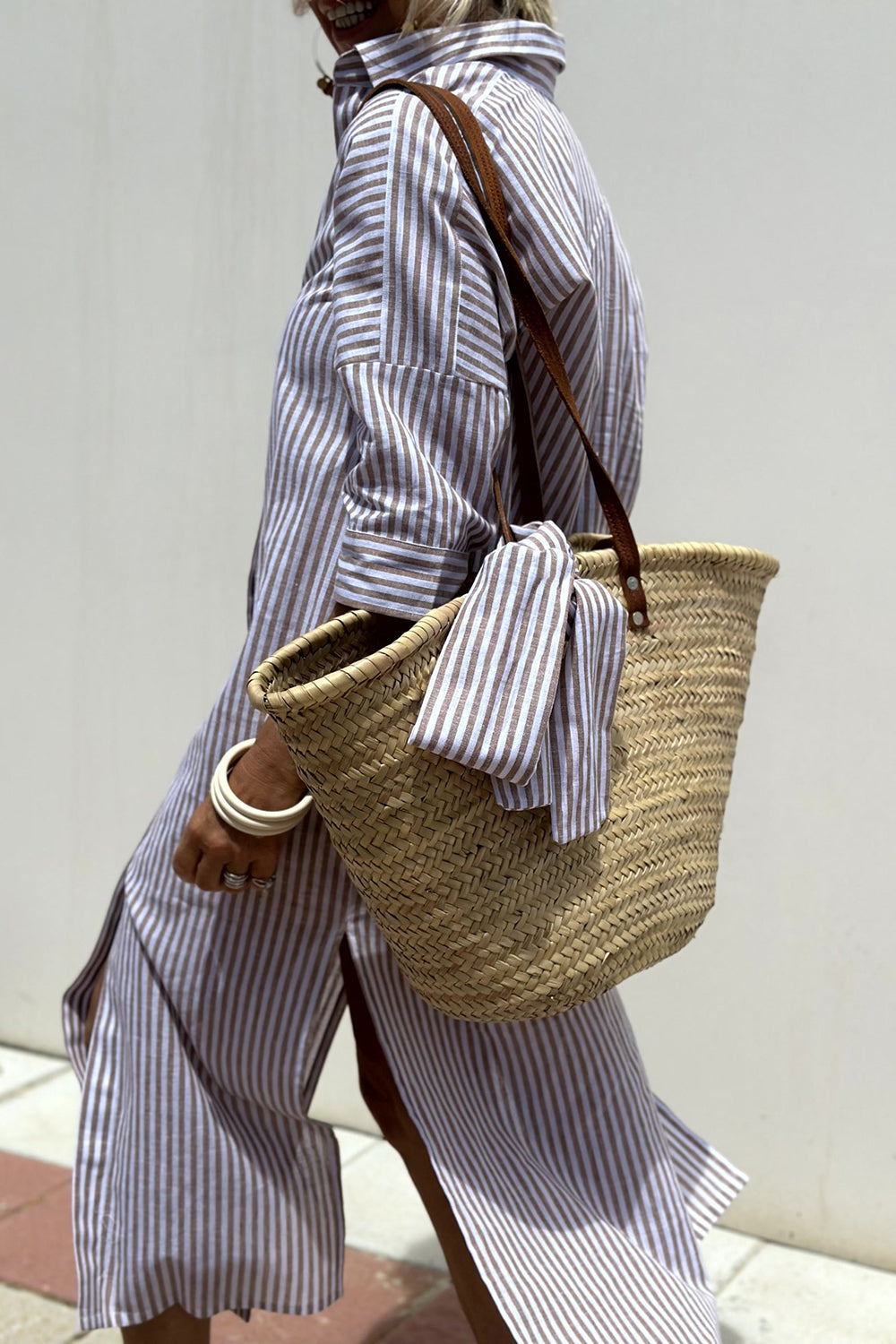 Amelie™ | Stribet Kjole