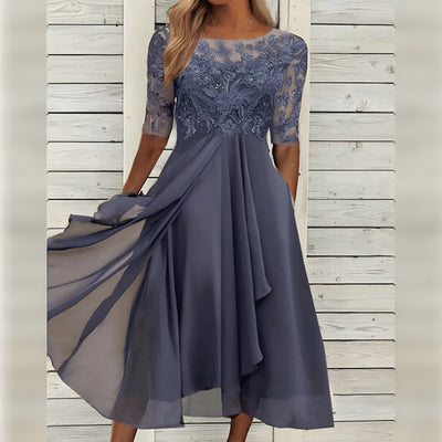 Ellinor™ | Elegant blondekjole