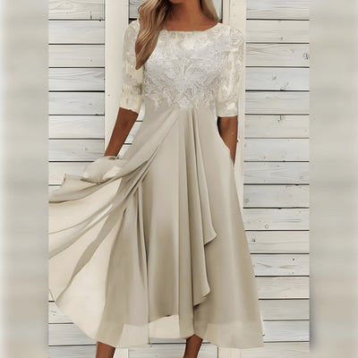 Ellinor™ | Elegant blondekjole