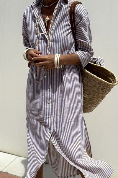 Amelie™ | Stribet Kjole
