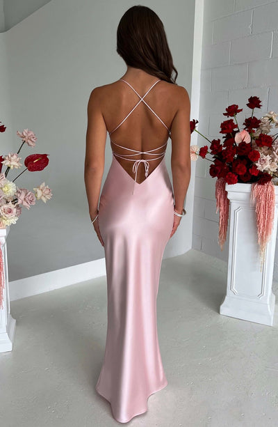 Isabelle™ | Luksuriøs Satin Maxi Kjole