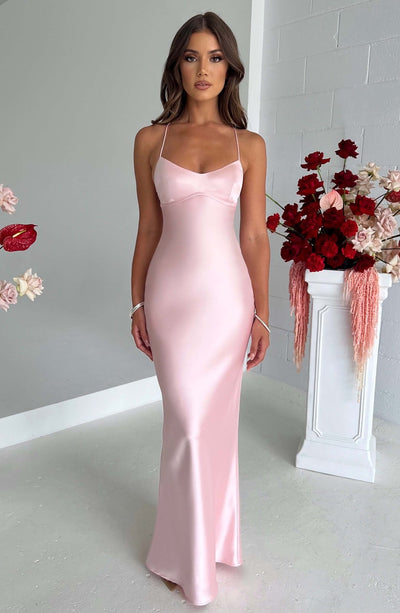 Isabelle™ | Luksuriøs Satin Maxi Kjole