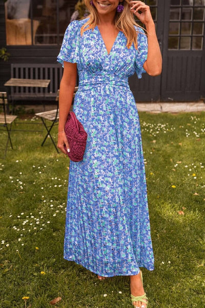Sandra™ | Elegant Maxi-kjole med V-udskæring