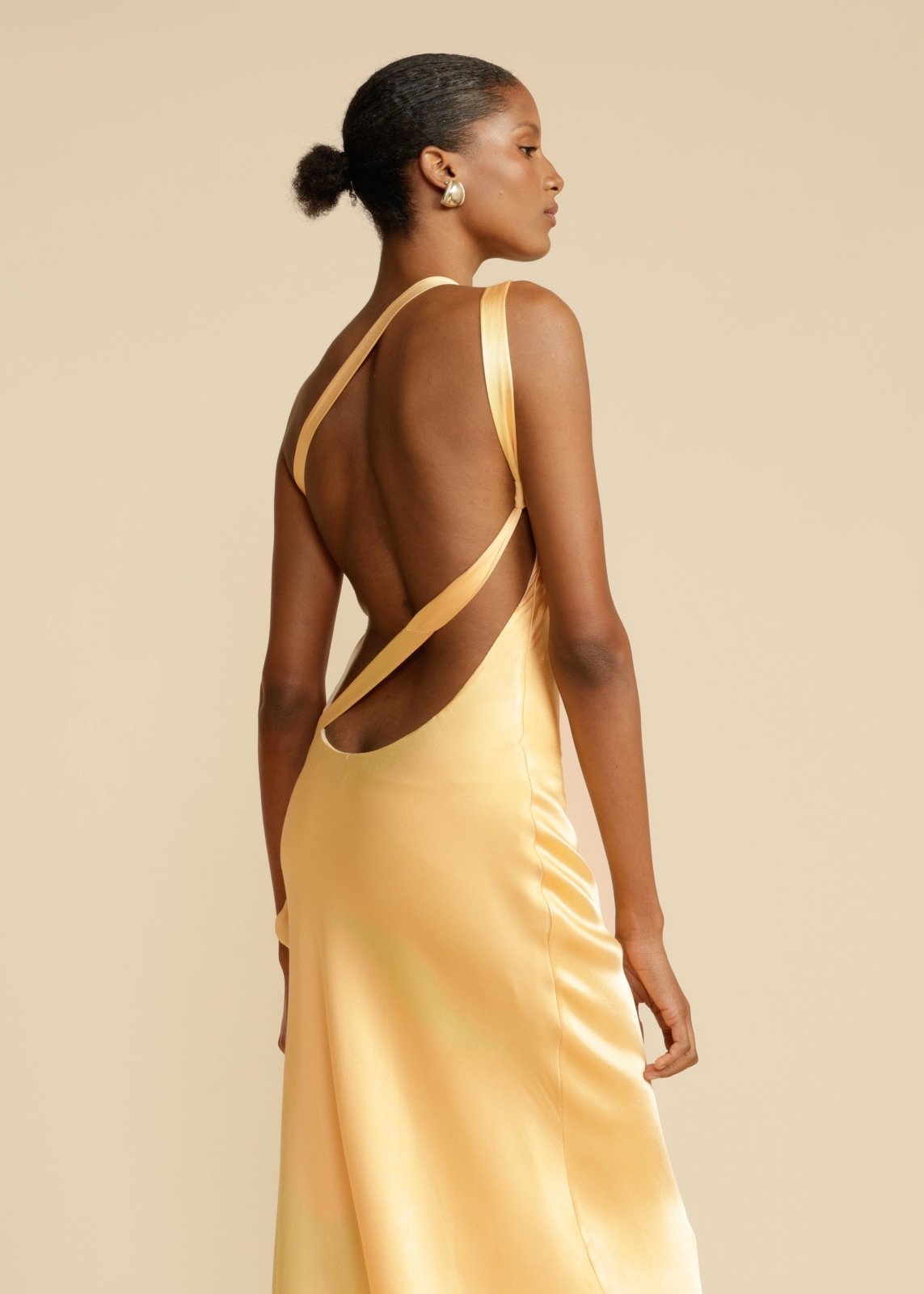 Sophia™ | Silke Maxi Kjole med Elegante Stropper