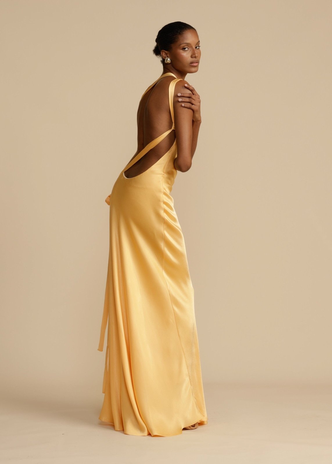 Sophia™ | Silke Maxi Kjole med Elegante Stropper